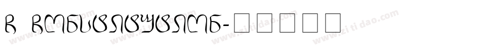 CK Constitution字体转换
